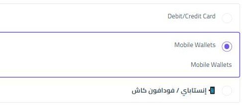 الدفع بالمحفظة